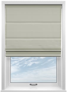 Ascot, Cloud - Motorised Roman Blind